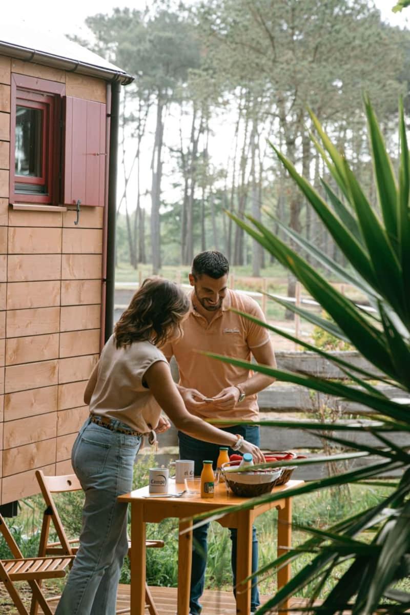 Roulottes Cocooning Au Coeur Des Landes Hotel Mées Eksteriør billede