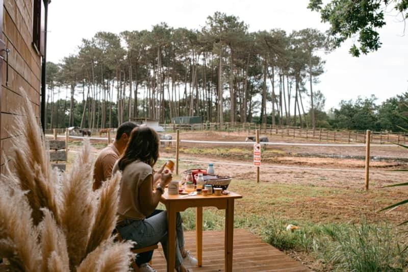 Roulottes Cocooning Au Coeur Des Landes Hotel Mées Eksteriør billede